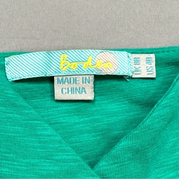 BODEN soft knit emerald green tank dress, US 4. - Picture 6 of 6